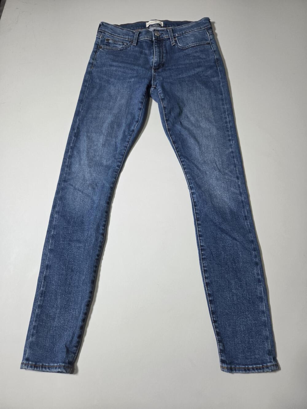 Gap 1969 Jeans Womens 28R Blue True Skinny Stretch Selvedge Denim Mid Rise